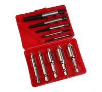Estrattori Conici Sinistri per Officina Garage(Fine Wire 10 Pcs) | Acciaio cuscinetti ad alta durezza, design filetto sinistro, per viti rotte e spanate, custodia inclusa