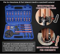 Estrattori per Cuscinetti Interni / esterni Estrattore a tre griffe 32-112mm