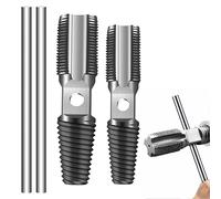Estrattori per maschi, Viti Danneggiate Estrattore di Tubi rotti, Doppia Testa 1/2" e 3/4" Tubo Vite Rotto, Rubinetto per Tubi, Filettatura Esterna per la Riparazione di Connessioni Filettate di Tubi