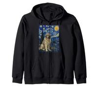 Estrela Mountain Dog Van Gogh Notte Stellata Felpa con Cappuccio