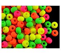 Estrela NEON Bagel, 200 perline di vetro ceco, 5,5 mm, Warm Neon Mix