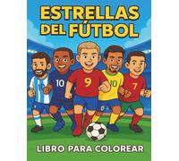 Estrellas del Fútbol - Libro para Colorear