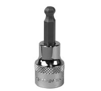 Estremità a Sfera Esagonale Presa Punta 6mm 1cmSq Drive - Sealey SBBH004 Nuovo
