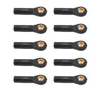 Estremità del giunto sferico RC Estremità della sfera del tirante RC Dimensioni precise Plastica di Resistente e durevole 10 pezzi Leggero per 1/12