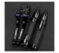 Estremità Del Manubrio Motocicletta Per Suzuki DL250 VSTROM DL 250 V-STROM V STROM Freno Frizione Leve Manubrio Manopole Terminali Tappi(Black2)