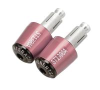 Estremità del manubrio Per Honda ST1300 ST1300A ST 1300 A 2003 2004 2005 2006 2007 ST-1300 Tappi Manubrio Bilanciati Per Motociclette(Pink black)