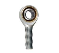 estremità delle aste Cuscinetto articolato estremità stelo con filettatura sinistra destra, SA5 6 8 10 12 14 16 TK Estremità filettata esternamente maschio metrico, cuscinetto(Black,25)