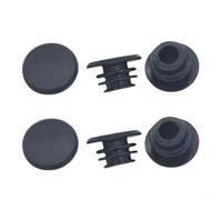 Estremità in gomma per manubrio della bicicletta, confezione da 6, colore nero, 30 mm, per manubrio standard per scooter, facili da installare, componenti per ciclismo, coperture terminali per