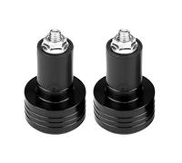 estremità manubrio, Adattabile Protezione Stile Terminali Manubrio, Guida Confortevole, 22mm, Alluminio, Tappi Terminali for Motocicli e Scooter