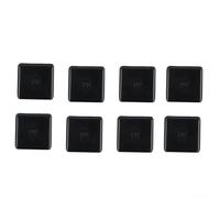 Estremità profilo per binario solare per telai da 40 x 40 mm, 8 coperture in plastica nera per sigillare le estremità contro l'acqua e fermare il fischio