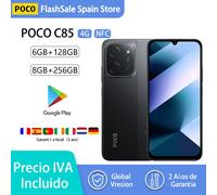 【Estreno mondiale】POCO C85 Versione globale Smartphone 128/256 GB Helio G81-Ultra Batteria da 6000 mAh Display da 6,9" Fotocamera da 50 MP 33 W NFC 8GB 256GB Green