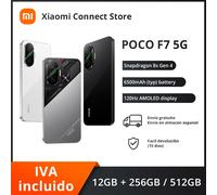 【Estreno mondiale】POCO F7 5G Versione globale Snapdragon ® 8s Gen 4 NFC 6.83 Display AMOLED 1.5K Fotocamera 50MP OIS 6500mAh Smartphone 12GB 512GB Silver