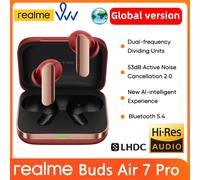 [Estreno mondiale] realme Buds Air 7 pro 53dB Cancellazione del rumore in acque profonde Interpretazione simultanea AI LHDC 5.0 Bluetooth 5.4