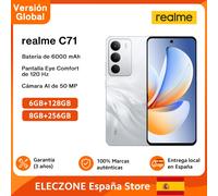 [Estreno mondiale] realme C71 Smartphone Batteria da 6300 mAh Carica 45 W Display da 6,67" 120 Hz Fotocamera da 50 MP Chipset UNISOC T7250 NFC IP64
