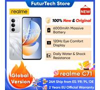 Versione globale realme C71 Smartphone 4G 6,67 pollici Display Eye Comfort 120 Hz Batteria 6000 mAh Fotocamera AI 50 MP Chipset Octa-Core green