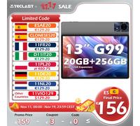【Estreno mondiale】Teclast T65 Max Display HD da 13" Tablet Android 14 MediaTek G99 8 GB di RAM 256 GB di ROM Batteria da 10000 mAh Widevine L1