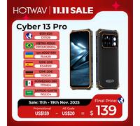 [Estreno mondiale] Torcia HOTWAV Cyber 13 Pro 150LM 20GB+256GB 6.6'' FHD+ 2K 10800mAh 20W Ricarica rapida 64MP Android 13 globale