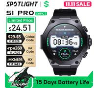 [Estreno mondiale] Versione globale Black Shark S1 Pro Smart watch 1,43'' AMOLED Ricarica wireless 15 giorni di vita NFC Chat GPT