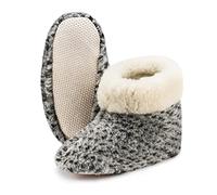 ESTRO Ciabatte Donna Invernali Chiuse - Pantofole Lana Ciabatte Donna Lana Babbucce Uomo Invernali Pantofole Uomo Calde OLE (37, Nube)