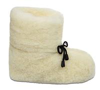 ESTRO Ciabatte Donna Invernali Chiuse - Pantofole Lana Ciabatte Donna Lana Babbucce Uomo Invernali Pantofole Uomo Calde B03 (42/43, Naturel)