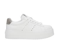 Estro, ,Shoes ,Donna ,Bianco ,39 EU Sneakers basse in pelle bianca da donna con suola chunky