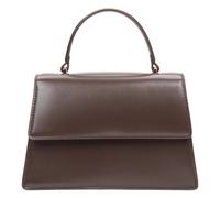 Estro - Small Leather Satchel Handbag - - Bags - Donna - Marrone - ONE SIZE