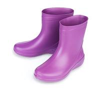 ESTRO Stivali Pioggia Donna Gomma - Stivaletti Pioggia Donna Gomma Galosce Stivali Giardino CR01 (39 EU, Prugna)