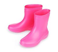 ESTRO Stivali Pioggia Donna Gomma - Stivaletti Pioggia Donna Gomma Galosce Stivali Giardino CR01 (41 EU, Fucsia)