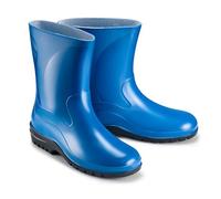 ESTRO Stivali Pioggia Donna Gomma - Stivaletti Pioggia Donna Gomma Galosce Stivali Giardino K007 (37 EU, Blu)