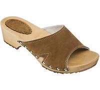 ESTRO Zoccoli Donna Estivi in Legno - Sabot in Pelle CDL01