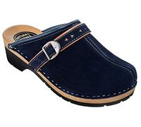 ESTRO Zoccoli in Legno Donna in Pelle Ciabatte Sanitarie Donna CDL05
