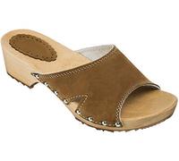 ESTRO Zoccoli Legno Donna Estivi - Zoccoli Donna Legno Sabot Donna Pelle Zoccoli Donna Estive di Legno CDL01 (37, CDL04 Beige)