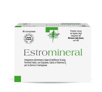 Estromineral 40 Compresse Integratore Menopausa con Isoflavoni di Soia Fermenti