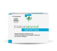 Estromineral Serena 40 Compresse Integratore Menopausa con Isoflavoni di Soia