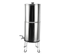 estructura di Filtraggio del'acqua in Acciaio Inossidabile, Filtrazione a gravità 2,9 GAL con Grande capacità per da Campeggio, Leggero e Portatile per Uso Versatile