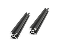Estrusione di alluminio con scanalatura a V, 2 pezzi 2020 tipo Guide for profili binari lineari for strutture mobili Armadi fai da te Supporto Guida estrusa(400mm long)