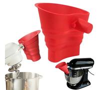 Estrusore di Farina per miscelatore Kitchen Aid, Imbuto Piega in Silicone Antivegno per Versamenti Precisi, Compatibile con Miscelatori da 4,5-5 Quart, Accessori per Aggiunta di Farina e Liquidi