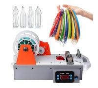 Estrusore di filamenti per stampante 3D, macchina per riciclare bottiglie di plastica desktop, produttore di filamenti da 1,75 mm, temperatura e velocità regolabili, per studi e artigiani