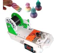 Estrusore e macchina per la produzione filamenti 3D-Per maker,piccoli studi | Estrusori per stampanti 3D con display digitale, temperatura 300℃/572℉ , con velocità 500 - 1000 g/h(White+Green)
