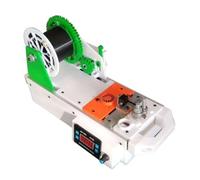 Estrusore e macchina per produzione filamenti stampanti 3D-per maker studi | Riciclatore di bottiglie in PET riciclato, filamento pultruso da bottiglie di plastica per 3D,(White+Green)
