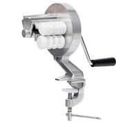 Estrusore In Alluminio Lucidato - Stampo Per Pasta Manuale, Manovella Argentata | Cavatelli Maker Set Di Strumenti Per Maccheroni Portatili, Manovelle Ergonomiche, Design, Pressa Per Tagliatelle, Cuci