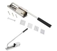 Estrusore manuale dell'argilla dell'acciaio inossidabile con il supporto della parete ed i moduli per pasta di zucchero, ceramica e argilla molle