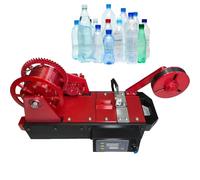 Estrusori per stampanti 3D, macchina la produzione di filamenti da tavolo, temperatura e velocità regolabili, riciclatore di bottiglie in PET riciclato per famiglie, creatori fai da te(Red)