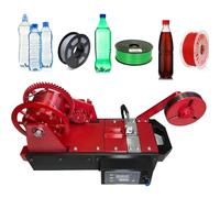 Estrusori per Stampanti 3D, Macchina per Filamento Pet Riciclato 3D Con Display Digitale, Temperatura E Velocità Regolabili, Macchina per Filamento Da Tavolo per Famiglie, Creatori Fai Da Te Green