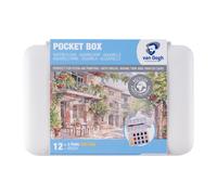 ESTUCHE DI ACQUERELLI VAN GOGH 12 MEZZE PASTIGLIE SET BASE COLORI ARTISTICI