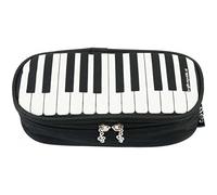 Estuche Escolar Lujo Teclado Agifty P - 1019 Negro