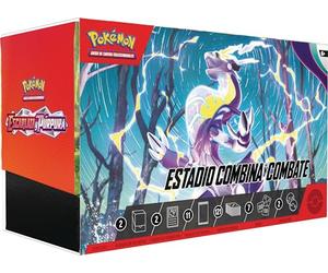 Estuche juego cartas coleccionables Estadio Combina y Combate Pokemon