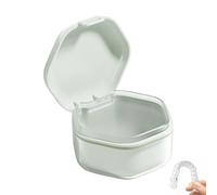 Estuche Para Dentaduras Postizas - Caja Para Dentaduras Postizas A Prueba De Fugas Con Tapa, Recipiente Portátil Impermeable Para Dentaduras Postizas | Contenedor Para Dentaduras Postizas Para El Hoga