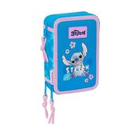 Estuche Plumier Safta Stitch Hawaii 36 Pezzi