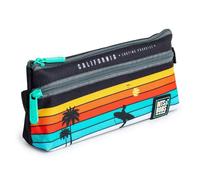 Estuche Portatodo Plano Grafoplás 2 Cremalleras California